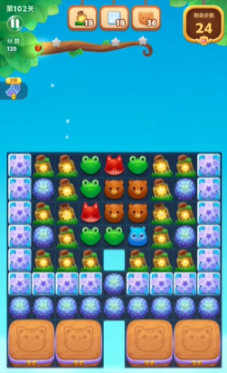 开心消消乐102关怎么过1