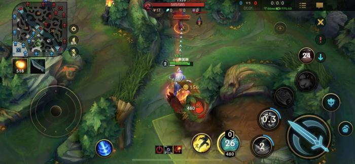 英雄联盟手游里英雄走哪些路1