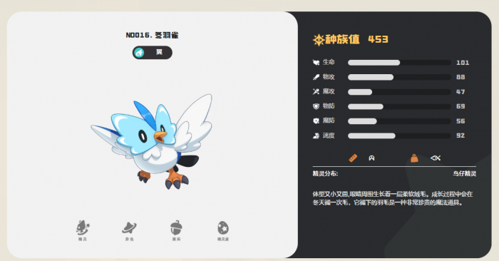 洛克王国世界冬羽雀进化方法1