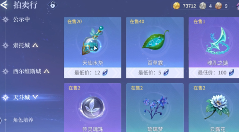 斗罗大陆诛邪传说拍卖行物品大全1