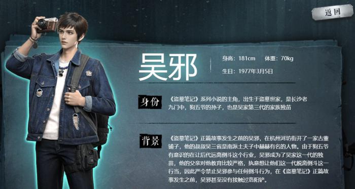 盗墓笔记启程主角介绍4