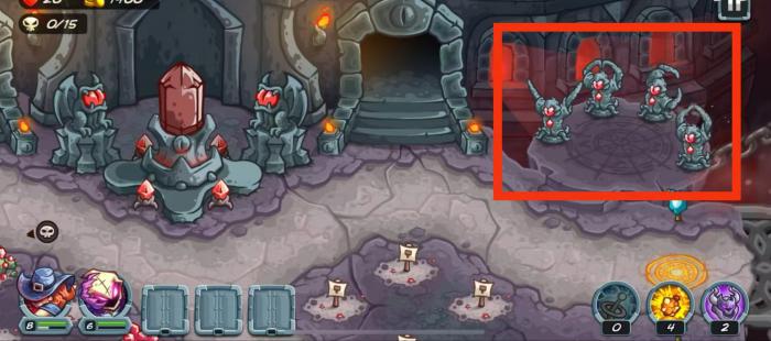 王国保卫战5第10关雕像解谜1