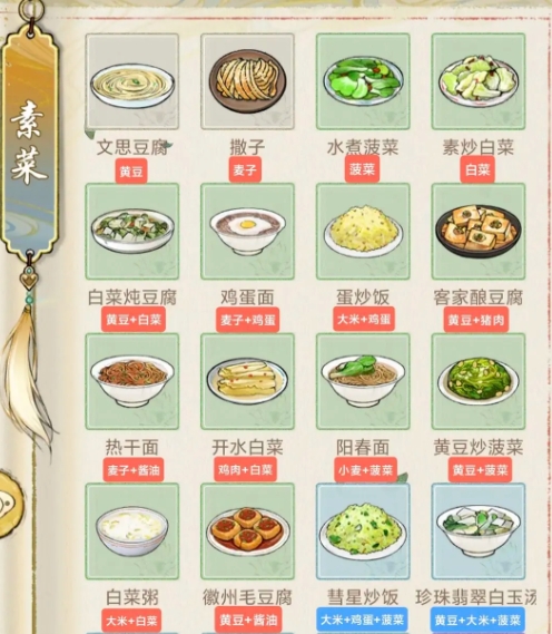 华夏千秋食谱介绍1