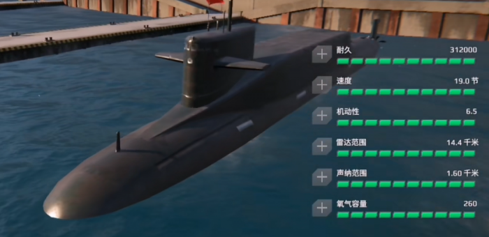 现代战舰潜艇排名介绍6
