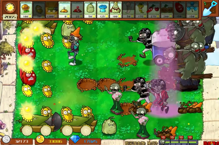 植物大战僵尸杂交版毁灭加农炮第二关怎么打3