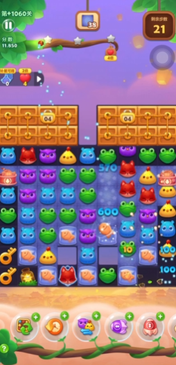 开心消消乐隐藏关1060怎么过2