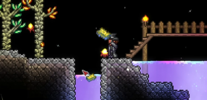 我应该如何快速在泰拉瑞亚中铺设道路1