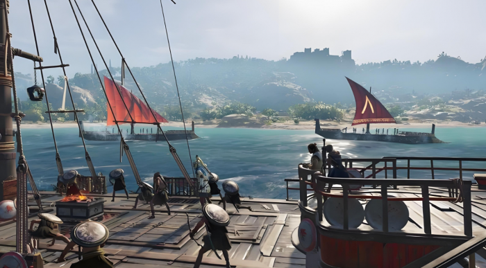 刺客信条奥德赛怎么打海战1