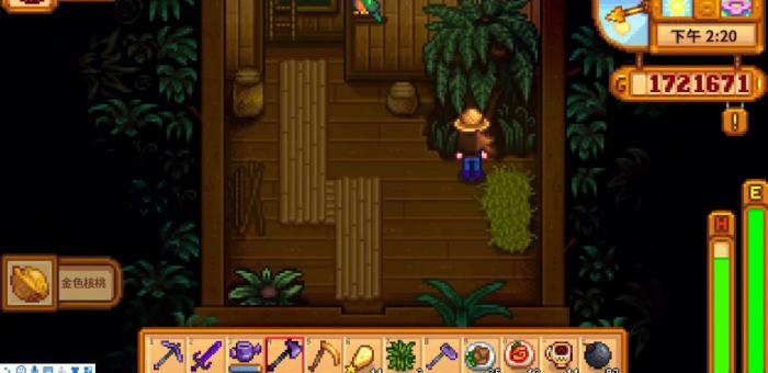 星露谷物语怎么找金核桃1