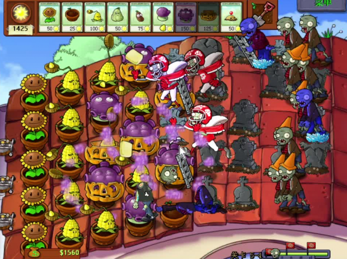 植物大战僵尸屋顶上的车怎么打2