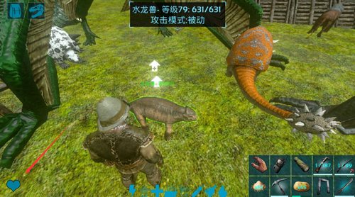 方舟生存进化怎么驯服水龙兽1