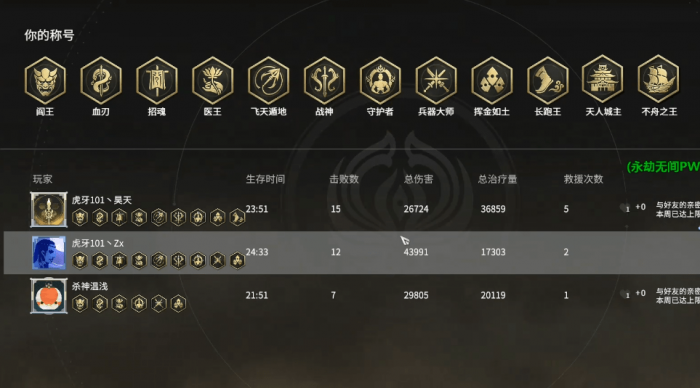 永劫无间怎么提升实力值3