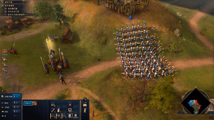 帝国时代2封建时代怎么升级2