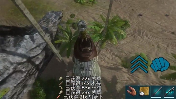 方舟生存进化怎么抓镰刀龙1