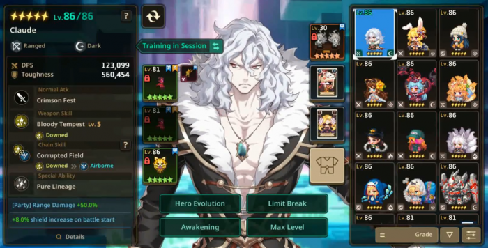 坎公骑冠剑克劳德强度怎么样1