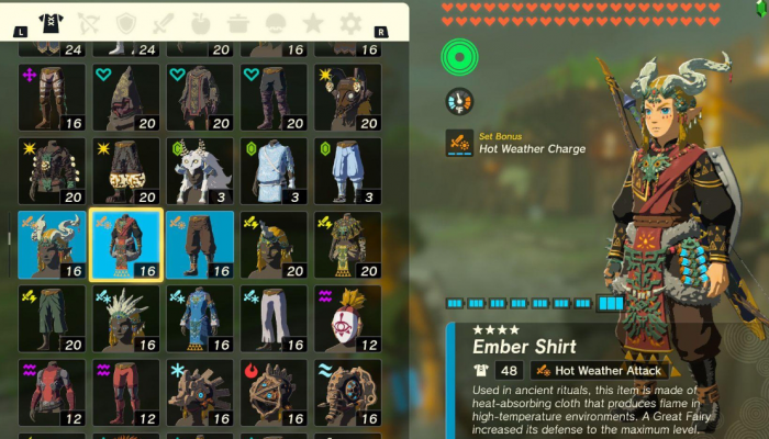 王国之泪火焰套装怎么拿1