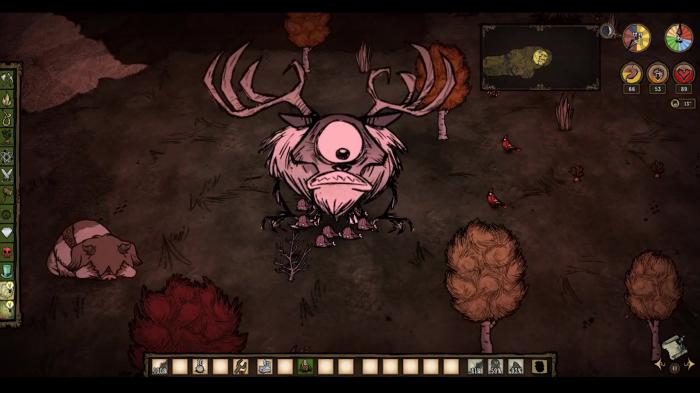 饥荒联机版打巨鹿有几种方法1