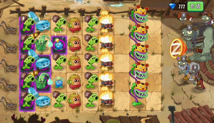 植物大战僵尸2西部无尽平民怎么通关2