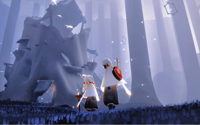 光遇怎么双人垂直下落2