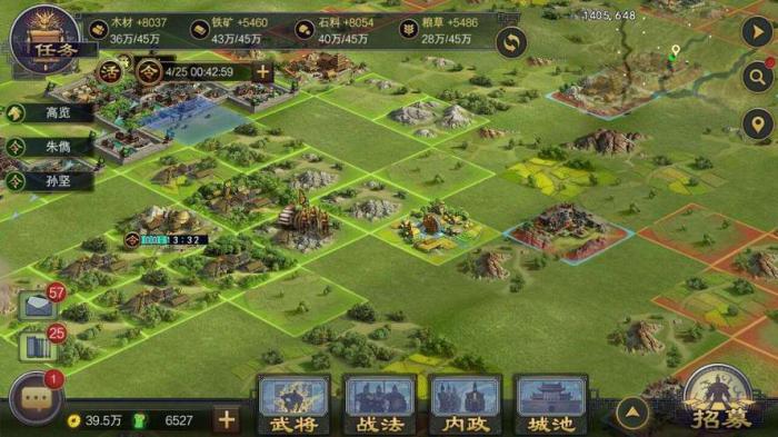 率土之滨怎么快速升级主楼3