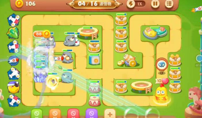 保卫萝卜2第99关怎么过3