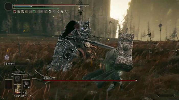 艾尔登法环狮子斩战灰配什么武器3