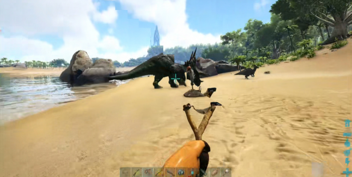 方舟生存进化怎么驯服三角龙1