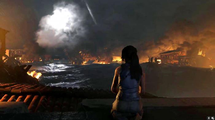 古墓丽影11洪水爬墙怎么过2