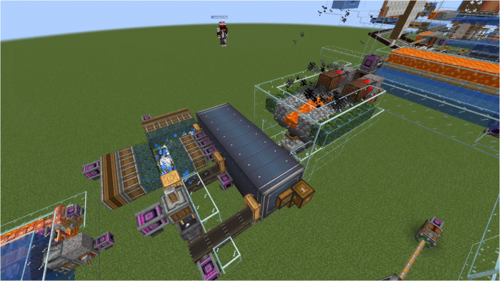 我的世界刷石机怎么做1