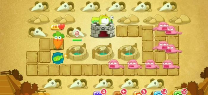 保卫萝卜2第75关怎么过1