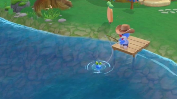 摩尔庄园怎么穿上救生圈2