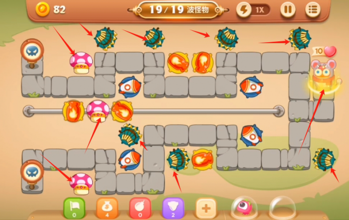 保卫萝卜3集市篇38关怎么获得金萝卜2