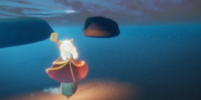 光遇怎么在水底行走1