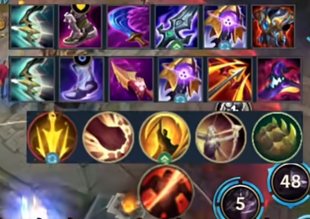 英雄联盟手游52版本卡莎怎么出装1