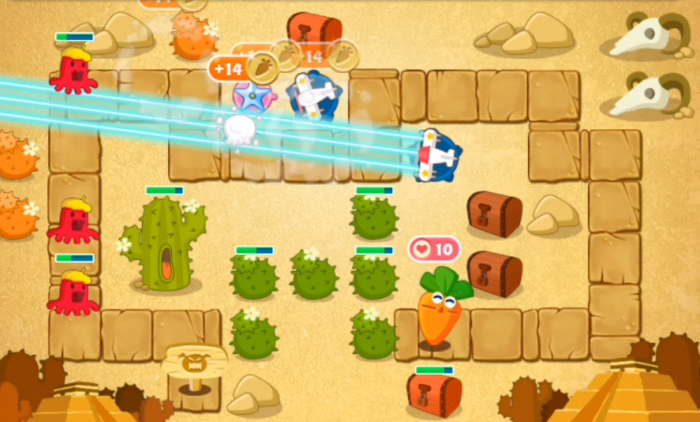 保卫萝卜沙漠7怎么过1