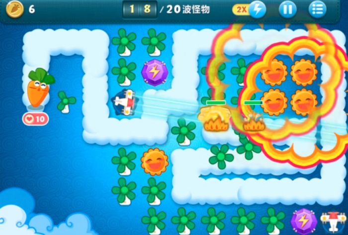 保卫萝卜终极挑战28关怎么过3