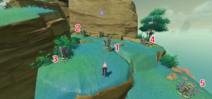 原神蒙德如何点亮元素方碑3