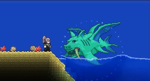 泰拉瑞亚猪鲨和石巨人哪个好打2