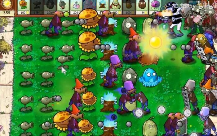 《植物大战僵尸杂交版》挑战模式第42关通关攻略4