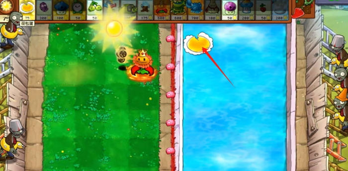 《植物大战僵尸杂交版》新植物星光闪卡荷包蛋介绍2