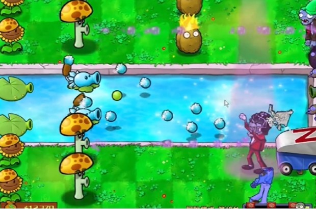 《植物大战僵尸杂交版》冒险模式第13关通关攻略2