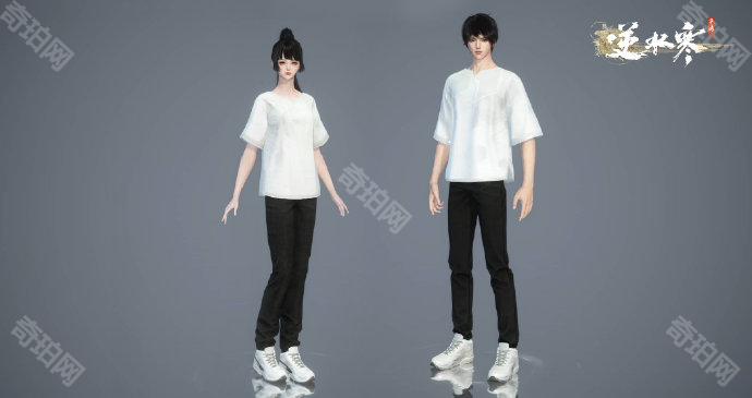 《逆水寒手游》烫画DIY时装纯白心绪获取方法2