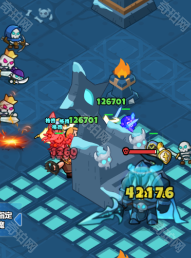 《百炼英雄》冰冠堡垒第三第四传送点解锁路线分享9