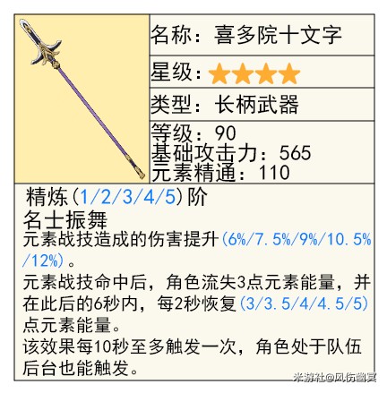 《原神》艾梅莉埃武器选择攻略3