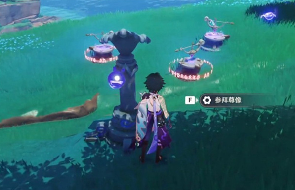 原神矇云神社指针怎么解2