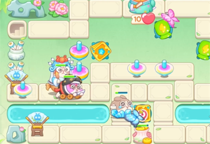 保卫萝卜4梁波波与祝秋秋第5关怎么过3