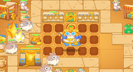 保卫萝卜4法老归来第114关怎么过2