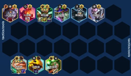 金铲铲之战s12换形龙族诺姆希阵容怎么玩1