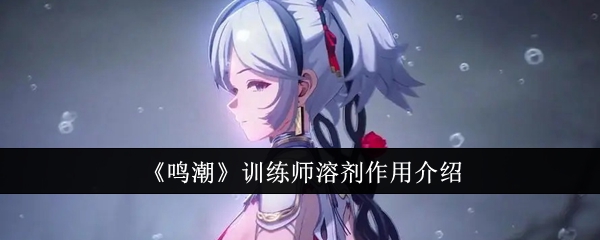 鸣潮训练师溶剂有什么用1