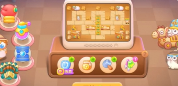 保卫萝卜4法老归来第一关怎么过1